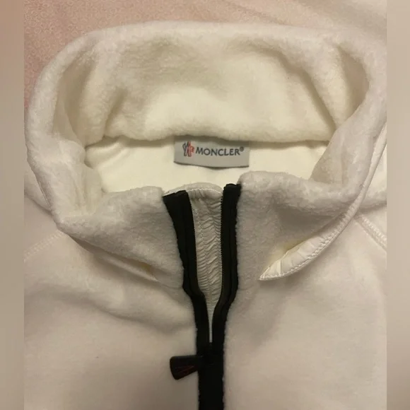NWOT Moncler Grenoble Logo-patch zip-up Sweatshirt Size 14y - Picture 3 of 8